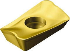 Sandvik Coromant - R390170420 PM Grade 1025 Carbide Milling Insert - TiCN/TiN Finish, 3/16" Thick, 9.6mm Inscribed Circle, 2mm Corner Radius - USA Tool & Supply
