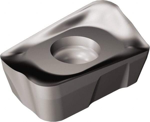 Sandvik Coromant - R390180660 PL Grade 1010 Carbide Milling Insert - TiAlN2 Finish, 6.35mm Thick, 6mm Corner Radius - USA Tool & Supply