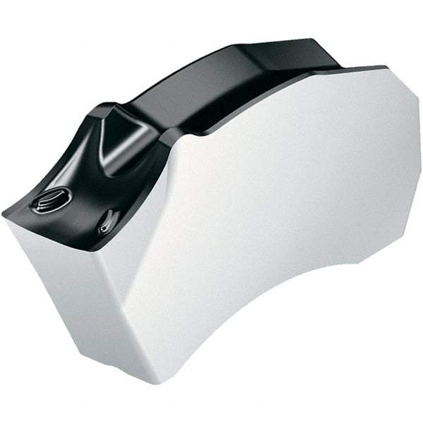 Walter - SX2E200N02 CF6 WSM33S Grade, 0.0787" Cutting Width, Carbide Cutoff Insert - Neutral Lead Angle, 0.0079" Cnr Rad, TiAlN/Al2O3/Al Coated, Single End - USA Tool & Supply