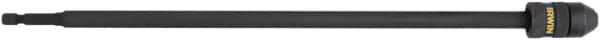 Irwin - 1/4" Drive Standard Socket Extension - 12" OAL, Black Oxide Finish - USA Tool & Supply