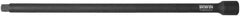 Irwin - 3/8" Drive Standard Socket Extension - 12" OAL, Black Oxide Finish - USA Tool & Supply