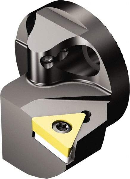Sandvik Coromant - Right Hand Cut, Size 40, TCMT 3(2.5)2 Insert Compatiblity, Modular Turning & Profiling Cutting Unit Head - 27mm Ctr to Cutting Edge, 32mm Head Length, Through Coolant, Series CoroTurn 107 - USA Tool & Supply
