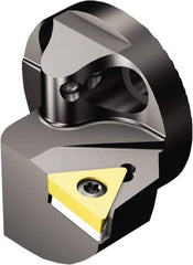 Sandvik Coromant - Right Hand Cut, Size 32, TCMT 3(2.5)2 Insert Compatiblity, Modular Turning & Profiling Cutting Unit Head - 22mm Ctr to Cutting Edge, 32mm Head Length, Through Coolant, Series CoroTurn 107 - USA Tool & Supply