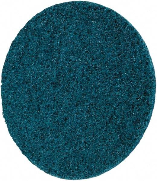 3M - 5" Diam, Aluminum Oxide Hook & Loop Disc - Very Fine Grade, Nonwoven, - USA Tool & Supply
