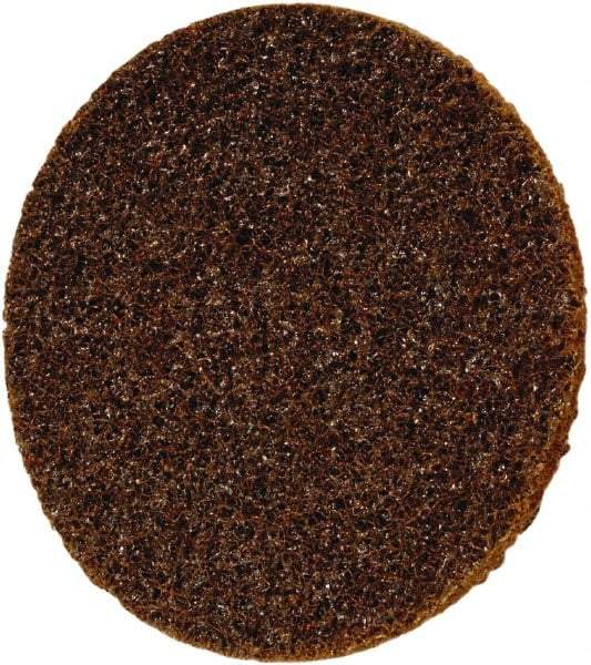3M - 4-1/2" Diam, Aluminum Oxide Hook & Loop Disc - Coarse Grade, Nonwoven, - USA Tool & Supply