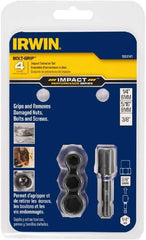 Irwin - 4 Piece Bolt Extractor Set - Clam Shell - USA Tool & Supply