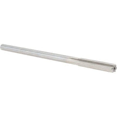 Alvord Polk - 0.3135" Cobalt 6 Flute Chucking Reamer - Straight Flute, 0.2792" Straight Shank, 1-1/2" Flute Length, 6" OAL - USA Tool & Supply