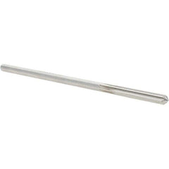 Alvord Polk - #22 Cobalt 6 Flute Chucking Reamer - Straight Flute, 0.151" Straight Shank, 1" Flute Length, 4" OAL - USA Tool & Supply