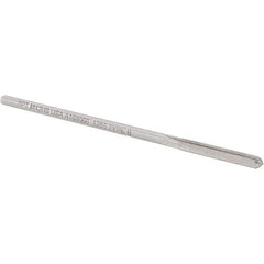 Alvord Polk - #30 Cobalt 4 Flute Chucking Reamer - Straight Flute, 0.119" Straight Shank, 7/8" Flute Length, 3-1/2" OAL - USA Tool & Supply