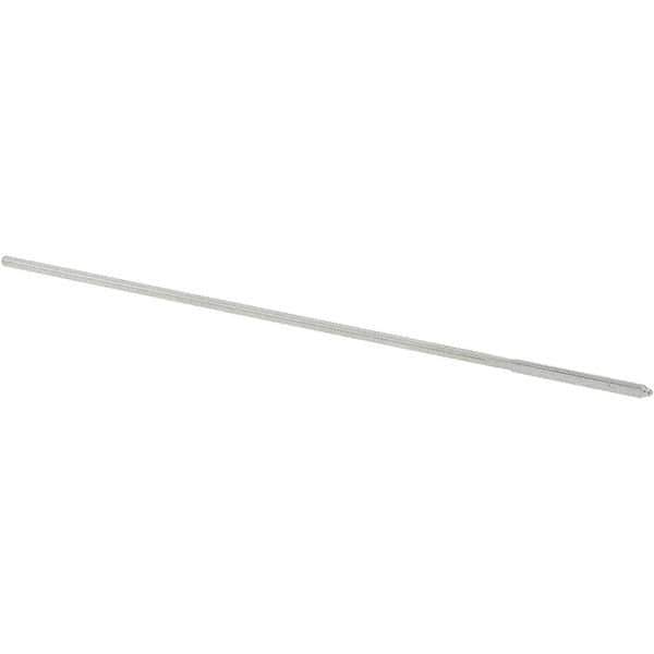 Alvord Polk - 0.045" High Speed Steel 4 Flute Chucking Reamer - Straight Flute, 0.039" Straight Shank, 1/2" Flute Length, 2-1/2" OAL - USA Tool & Supply