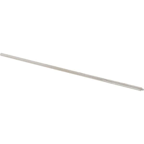 Alvord Polk - 0.0475" High Speed Steel 4 Flute Chucking Reamer - Straight Flute, 0.0455" Straight Shank, 1/2" Flute Length, 2-1/2" OAL - USA Tool & Supply