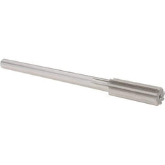 Alvord Polk - 0.612" High Speed Steel 8 Flute Chucking Reamer - Straight Flute, Straight Shank - USA Tool & Supply