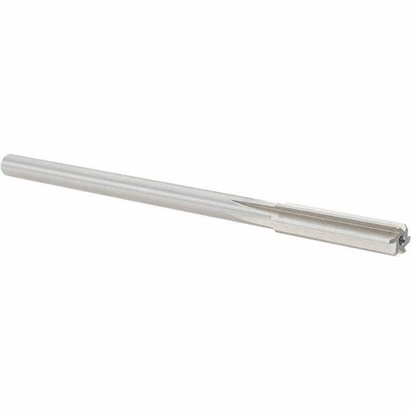 Alvord Polk - 0.33" High Speed Steel 6 Flute Chucking Reamer - Straight Flute, 0.2792" Straight Shank, 1-1/2" Flute Length, 6" OAL - USA Tool & Supply