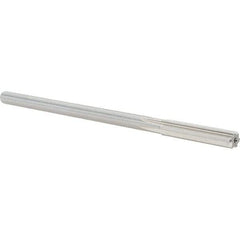 Alvord Polk - 0.31" High Speed Steel 6 Flute Chucking Reamer - Straight Flute, 0.2792" Straight Shank, 1-1/2" Flute Length, 6" OAL - USA Tool & Supply