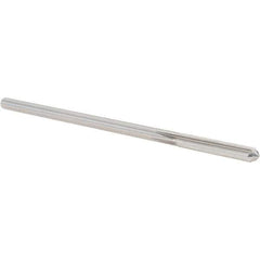 Alvord Polk - 0.183" High Speed Steel 6 Flute Chucking Reamer - Straight Flute, 0.1755" Straight Shank, 1-1/8" Flute Length, 4-1/2" OAL - USA Tool & Supply