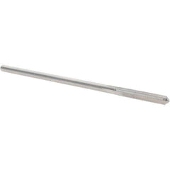 Alvord Polk - 0.1295" High Speed Steel 4 Flute Chucking Reamer - Straight Flute, 0.119" Straight Shank, 7/8" Flute Length, 3-1/2" OAL - USA Tool & Supply