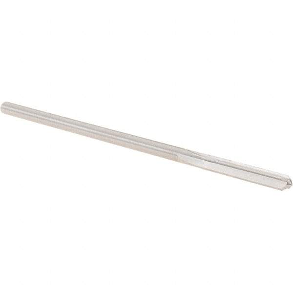 Alvord Polk - 0.153" High Speed Steel 4 Flute Chucking Reamer - Straight Flute, 0.146" Straight Shank, 1" Flute Length, 4" OAL - USA Tool & Supply