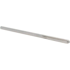 Alvord Polk - 0.1755" High Speed Steel 6 Flute Chucking Reamer - Straight Flute, 0.1645" Straight Shank, 1-1/8" Flute Length, 4-1/2" OAL - USA Tool & Supply