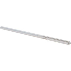 Alvord Polk - 0.1805" High Speed Steel 6 Flute Chucking Reamer - Straight Flute, 0.1755" Straight Shank, 1-1/8" Flute Length, 4-1/2" OAL - USA Tool & Supply