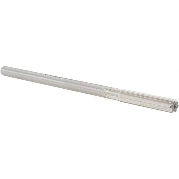 Alvord Polk - 0.308" High Speed Steel 6 Flute Chucking Reamer - Straight Flute, 0.2792" Straight Shank, 1-1/2" Flute Length, 6" OAL - USA Tool & Supply