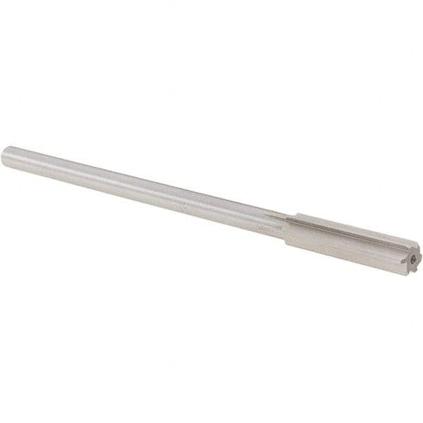 Alvord Polk - 13/32" High Speed Steel 6 Flute Chucking Reamer - Straight Flute, 0.3105" Straight Shank, 1-3/4" Flute Length, 7" OAL - USA Tool & Supply