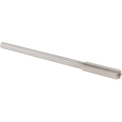 Alvord Polk - 13/32" High Speed Steel 6 Flute Chucking Reamer - Straight Flute, 0.3105" Straight Shank, 1-3/4" Flute Length, 7" OAL - USA Tool & Supply