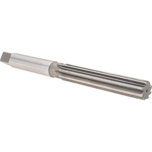 Alvord Polk - 0.7087" Diam, Straight Shank, 4-1/16" Flute, Hand Reamer - Straight Flute, 8-1/8" OAL, Right Hand Cut, High Speed Steel - USA Tool & Supply