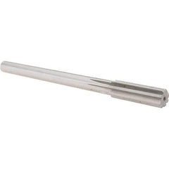 Alvord Polk - 0.685" High Speed Steel 8 Flute Chucking Reamer - Straight Flute, Straight Shank - USA Tool & Supply