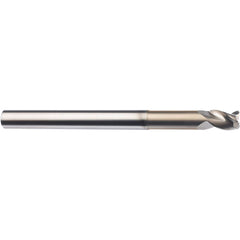 ‎1/4 End Mill 3FL .015R - S-CARB 1/4x1/4x3/8x2-1/2 - Exact Industrial Supply