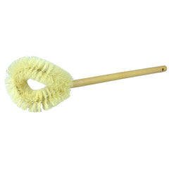 Toilet Bowl Brush, Professional, White Tampico Fill, Hardwood Handle - USA Tool & Supply