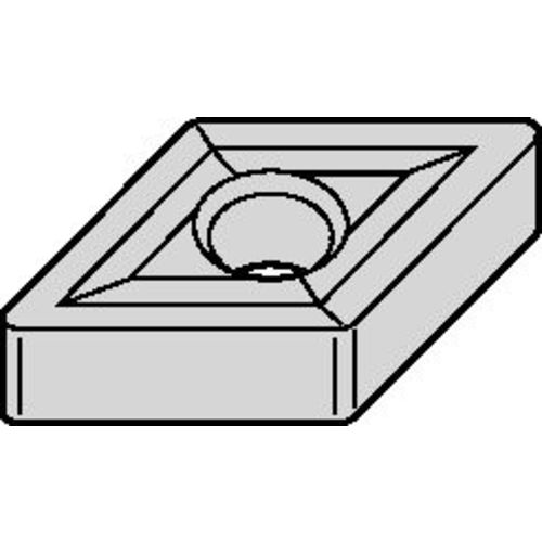 DNGP 431 Hi-Double Positive|P TN10U, 1/64″ Corner Radius, 3/16″ Thick, 1/2″ Inscribed Circle, AlTiN, Turning Indexable Insert - USA Tool & Supply