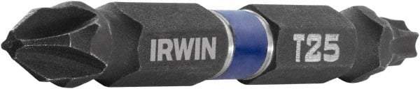 Irwin - #2 Torx/Phillips Bit - 1/4" Hex Drive, 2-3/8" OAL - USA Tool & Supply