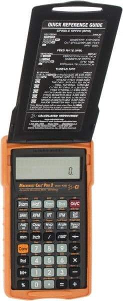 Calculated Industries - 57 Function Machinist Industrial Calculator - 8-1/4 Inch Long x 6 Inch Wide - USA Tool & Supply