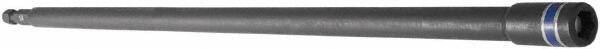 Irwin - 1/4" Magnetic Nutsetter - 1/4" Hex Drive, 12" OAL, 7/16" Socket Nose Diam - USA Tool & Supply