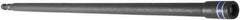 Irwin - 1/4" Magnetic Nutsetter - 1/4" Hex Drive, 12" OAL, 7/16" Socket Nose Diam - USA Tool & Supply
