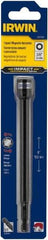 Irwin - 3/8" Magnetic Nutsetter - 1/4" Hex Drive, 6" OAL, 9/16" Socket Nose Diam - USA Tool & Supply