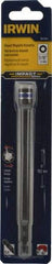 Irwin - 5/16" Magnetic Nutsetter - 1/4" Hex Drive, 6" OAL, 1/2" Socket Nose Diam - USA Tool & Supply