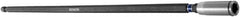 Irwin - 1/4" Hex Bit Holder - 1/4" Hex Drive, 12" OAL - USA Tool & Supply