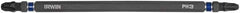 Irwin - #3 x #3 D/E Phillips Screwdriver Bit - 1/4" Hex Drive, 6" OAL - USA Tool & Supply