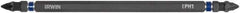 Irwin - #1 x #1 D/E Phillips Screwdriver Bit - 1/4" Hex Drive, 6" OAL - USA Tool & Supply
