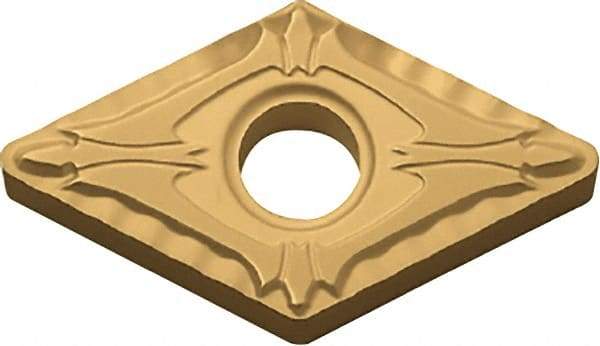 Kyocera - DNMG431 XP Grade CA5515 Carbide Turning Insert - TiCN/Al2O3/TiN Finish, 55° Diamond, 1/2" Inscr Circle, 3/16" Thick, 1/64" Corner Radius - USA Tool & Supply