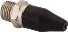 Value Collection - Blow Gun Non-Safety Nozzle - 1/8 NPSM, 1" Hose Length, Rubber - USA Tool & Supply