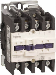 Schneider Electric - 4 Pole, 110 Coil VAC at 50/60 Hz, 80 Amp at 440 VAC, Nonreversible IEC Contactor - Bureau Veritas, CCC, CSA, CSA C22.2 No. 14, DNV, EN/IEC 60947-4-1, EN/IEC 60947-5-1, GL, GOST, LROS, RINA, RoHS Compliant, UL 508, UL Listed - USA Tool & Supply