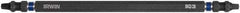Irwin - #2 x #3" Square Size D/E Square Recess Screwdriver Bit - 1/4" Hex Drive, 6" OAL - USA Tool & Supply