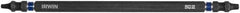 Irwin - #1 x #2" Square Size D/E Square Recess Screwdriver Bit - 1/4" Hex Drive, 6" OAL - USA Tool & Supply