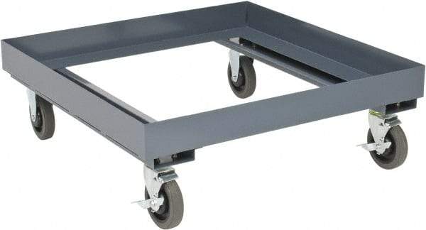 Value Collection - Gray, Polypropylene/Steel, Cabinet Caster/Bracket - For Use with WS-MH-CAB-004 - USA Tool & Supply