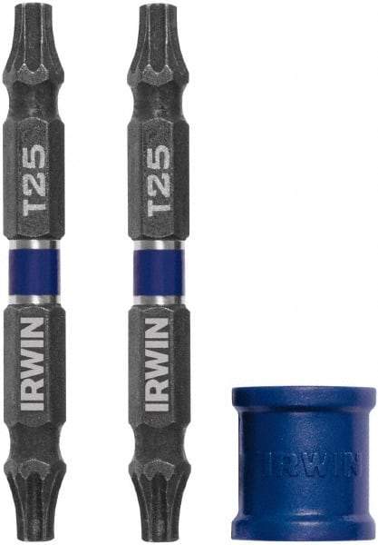 Irwin - 3 Piece, Torx Handle, Double End Bit Set - USA Tool & Supply