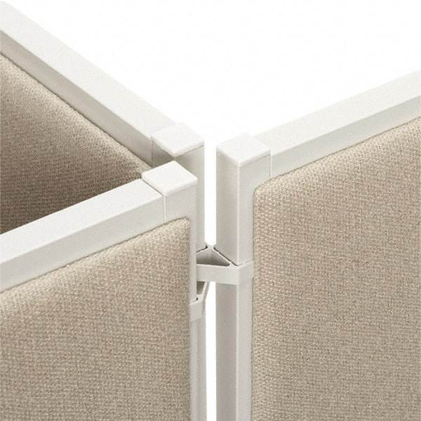 Basyx - Office Cubicle Partition & Panel Systems Hardware - Use with Panels, Walls or Other Fixed Surfaces - USA Tool & Supply
