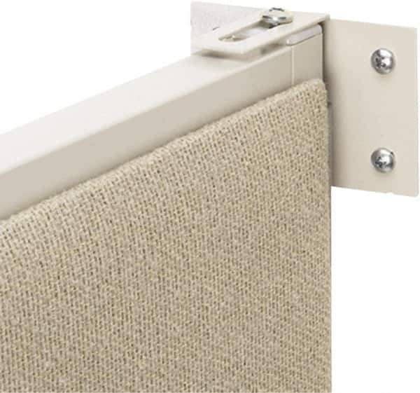 Basyx - Office Cubicle Partition & Panel Systems Hardware - Use with Panels, Walls or Other Fixed Surfaces - USA Tool & Supply