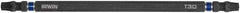 Irwin - T30 x T30 D/E Torx Screwdriver Bit - 1/4" Hex Drive, 6" OAL - USA Tool & Supply